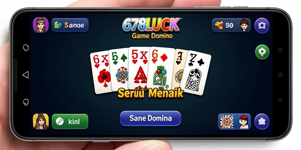 Tampilan gameplay Domino yang menarik dan interaktif.