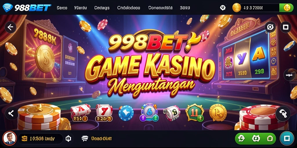 Tampilan gameplay kasino yang mendebarkan dan mengasyikkan.