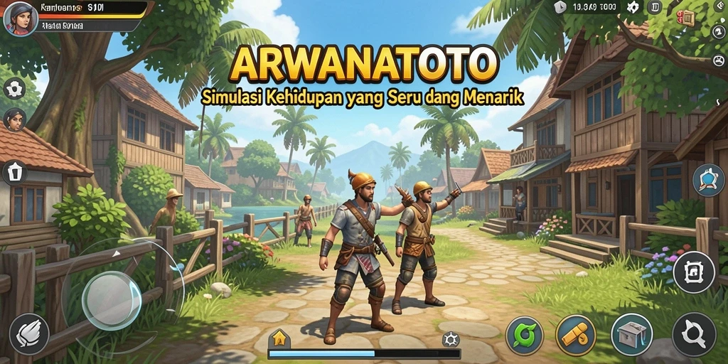 Tampilan gameplay ARWANATOTO yang menyenangkan dan imersif.