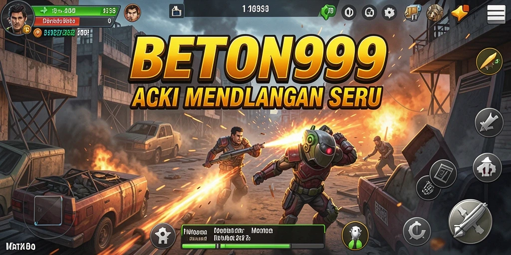 Tangkapan layar gameplay mendebarkan dari BETON999.