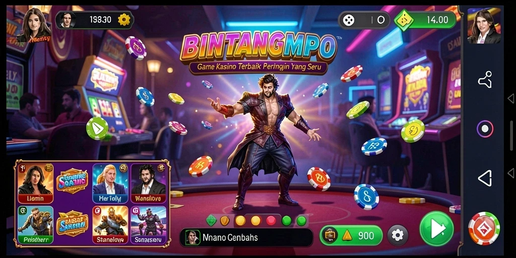 Tampilan gameplay seru dalam aplikasi BINTANGMPO yang memikat.
