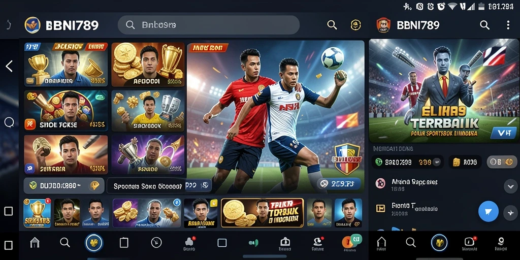 Tampilan gameplay taruhan olahraga yang seru di BNI789.