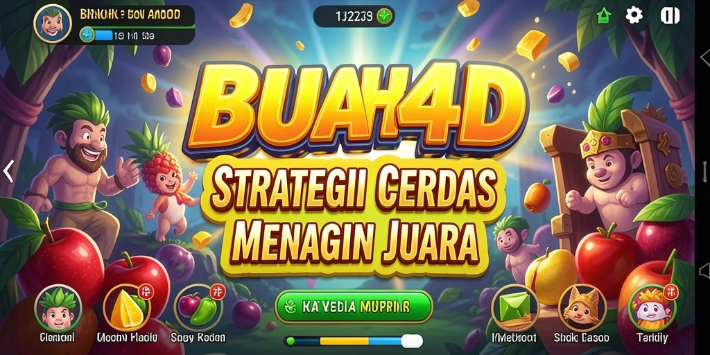 Tampilan gameplay menengah dari BUAH4D yang penuh strategi.