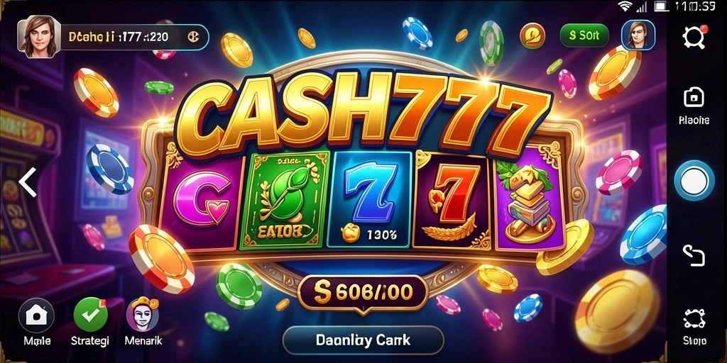 Tampilan gameplay yang menarik dan seru dari CASH777.