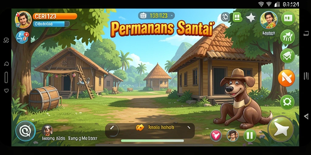 Tampilan gameplay CERI123 yang mengasyikkan dan colorful.