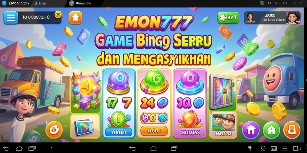Screenshot gameplay EMON777 menampilkan keseruan permainan Bingo.