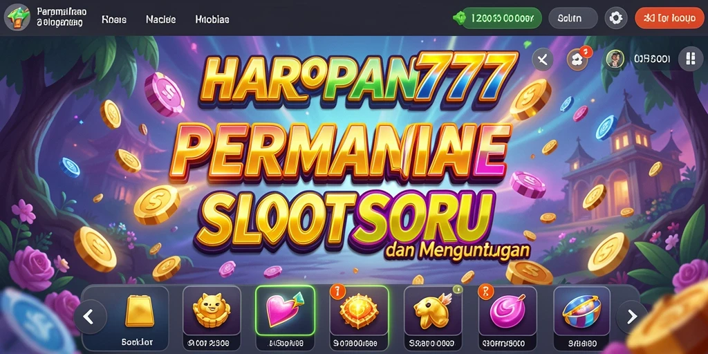 Screenshot gameplay HARAPAN777 menampilkan kekayaan visual dan keseruan bermain slot.