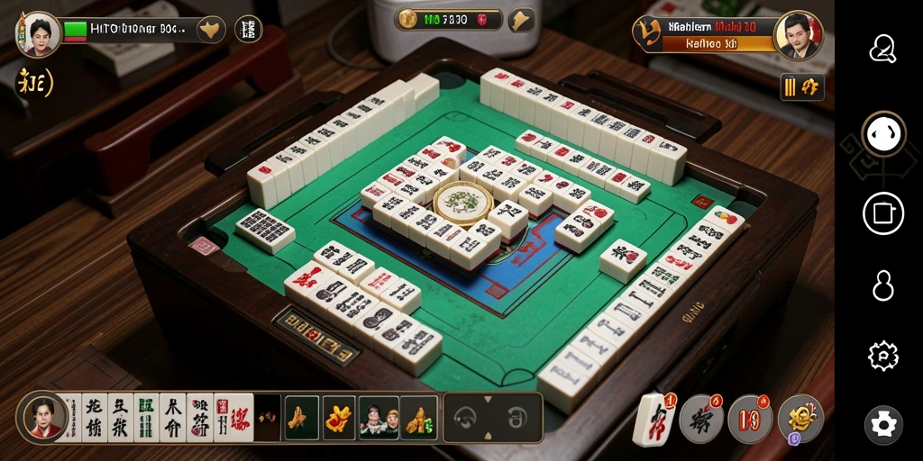 Screenshot permainan HIT9 yang menunjukkan pengalaman bermain Mahjong yang mendebarkan.