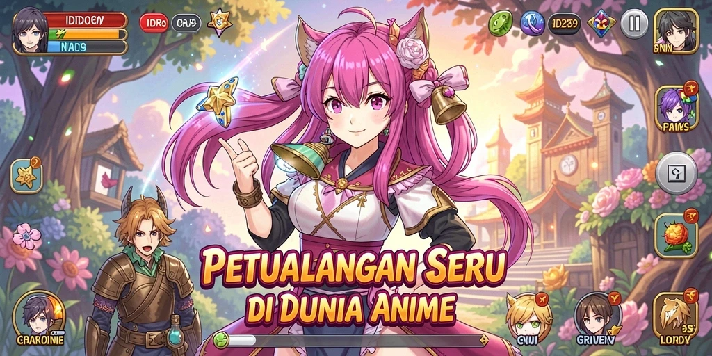 Tampilan gameplay seru dan penuh warna dari IDR89.