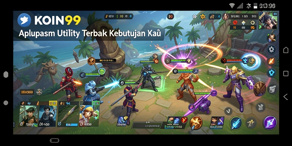 Tampilan antarmuka KOIN99 yang menarik dan fungsional.