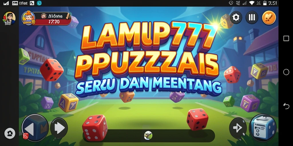 Screenshot gameplay LAMPU777 dengan level puzzle yang menarik.