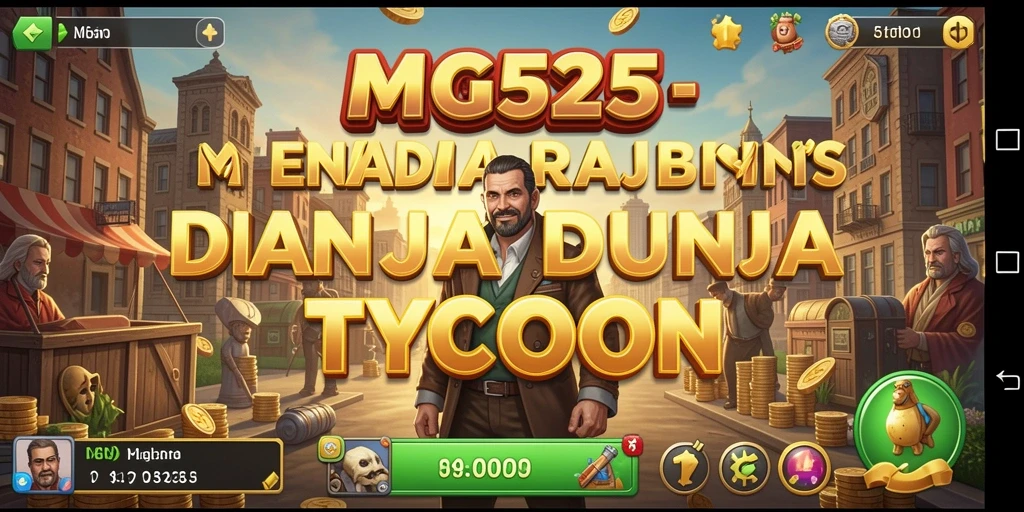 Tampilan gameplay menarik dari MG525 dalam genre Tycoon.