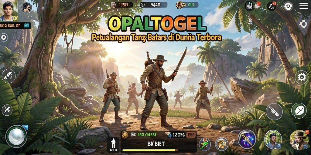 Tangkapan layar OPALTOGEL menampilkan petualangan di dunia terbuka yang luas.