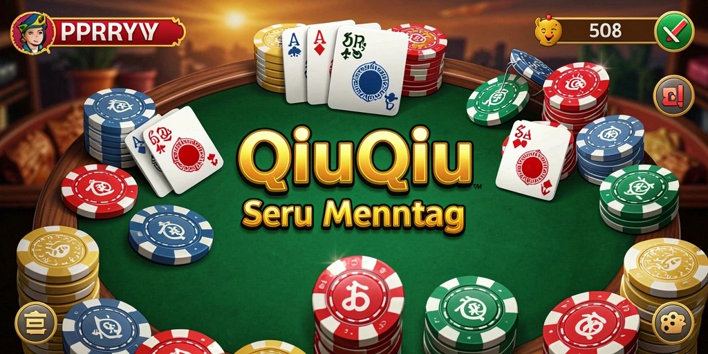 Gameplay seru QiuQiu di PPRRYY dengan tampilan yang menarik.
