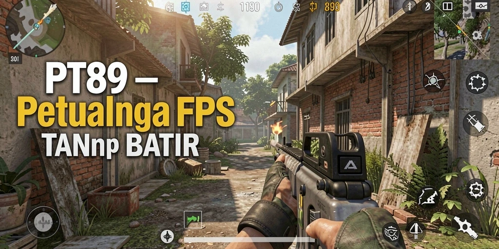 Tampilan gameplay mendebarkan dari PT89 dengan aksi tembak menembak