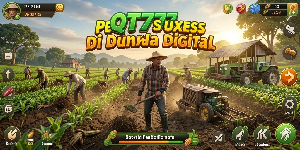 Menampilkan gameplay seru dalam dunia pertanian yang penuh warna.