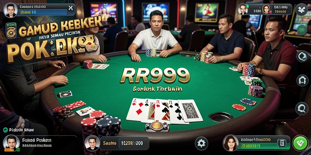 Screenshot gameplay RR999 menampilkan pengalaman poker yang seru dan interaktif.