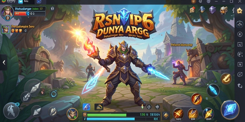 Gambar gameplay epik dalam RSNVIP6 dengan petualangan yang mendebarkan.