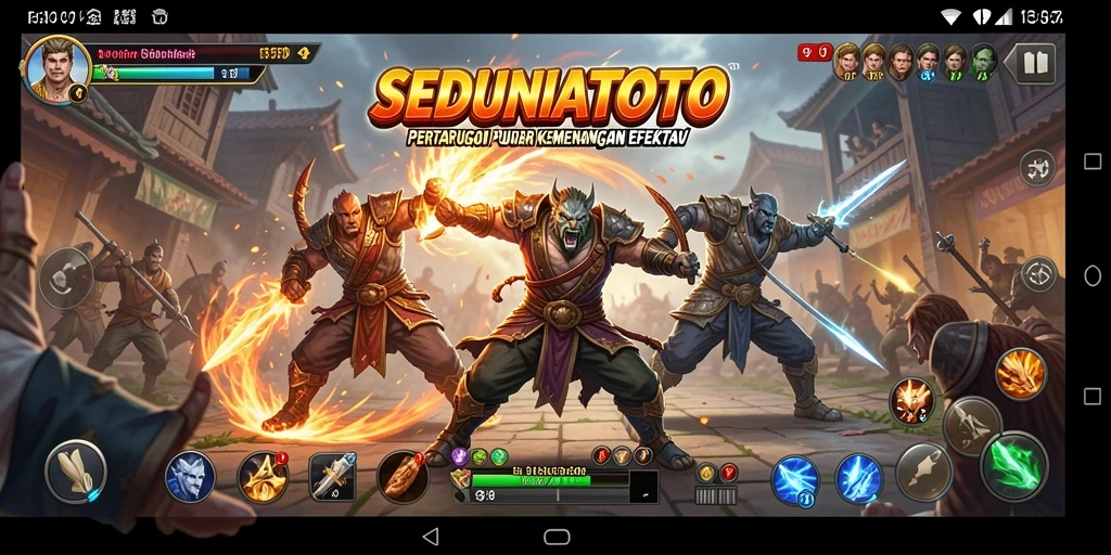 Tampilan gameplay SEDUNIATOTO yang menarik dan mendebarkan.