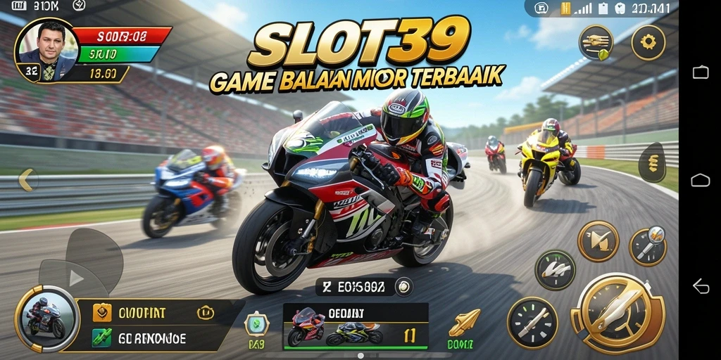 Gameplay menarik dari SLOT39 dengan balapan motor yang mendebarkan.