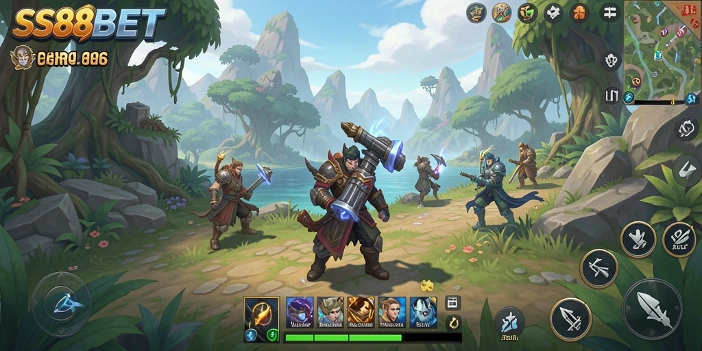 Gameplay menarik dalam dunia terbuka SS88BET.