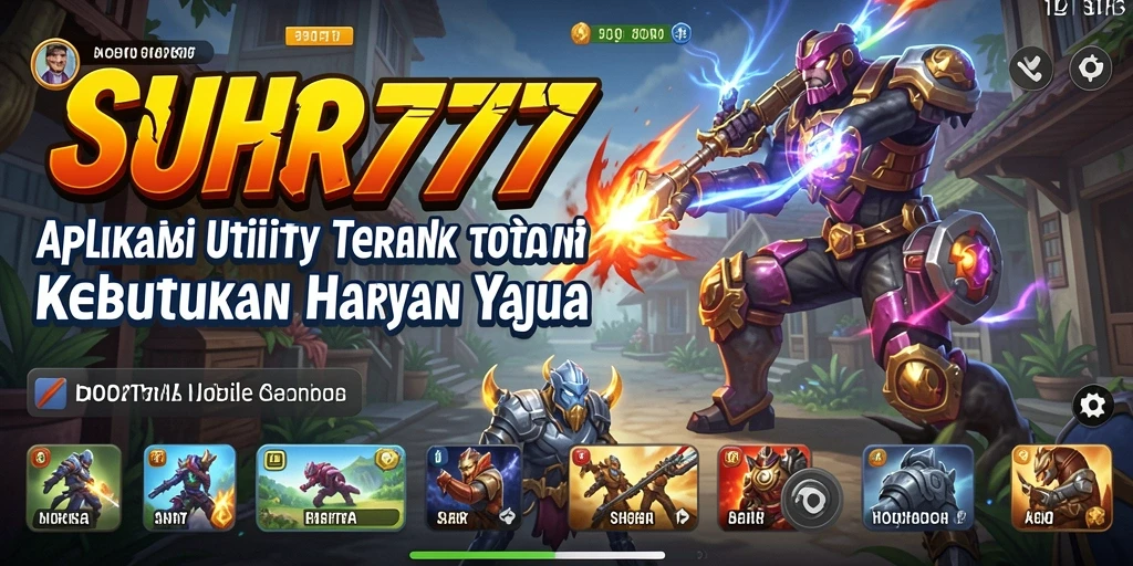 Screenshot utama SUHU777 menampilkan tampilan aplikasi Utility yang ramah pengguna.