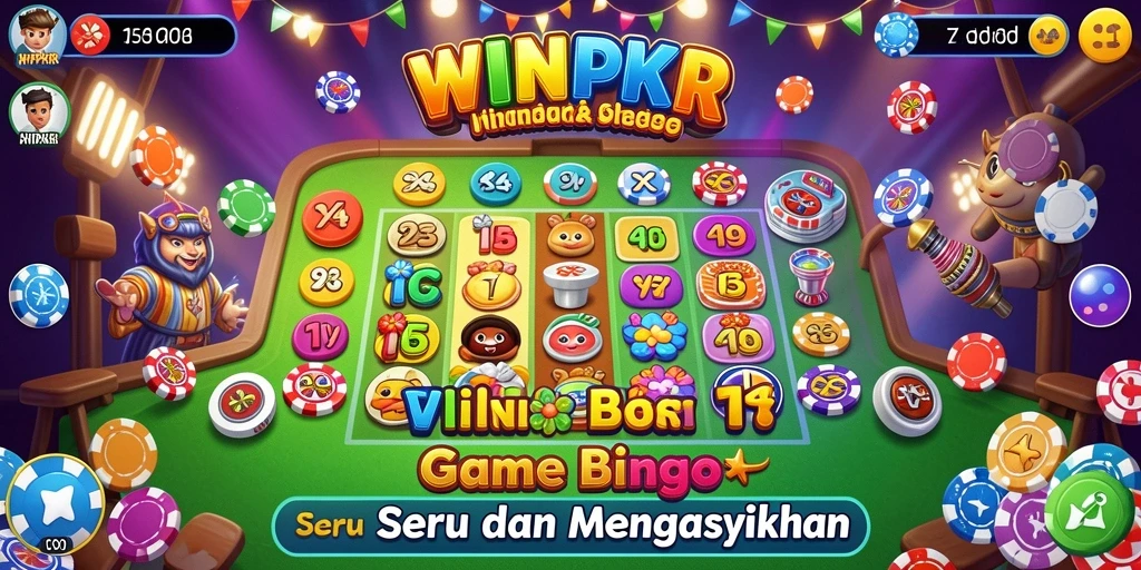 Tangkapan layar gameplay Bingo di WINPKR yang penuh aksi.
